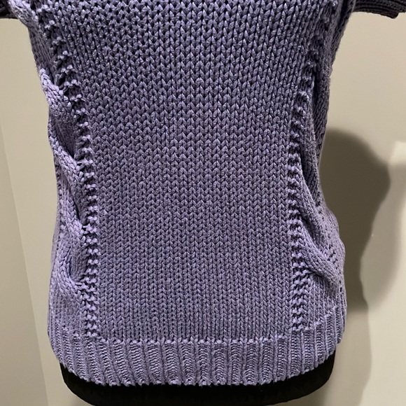 AMERICAN EAGLE OUTFITTERS Mauve Short-Sleeved Sweater. Size Small. - Picture 6 of 9